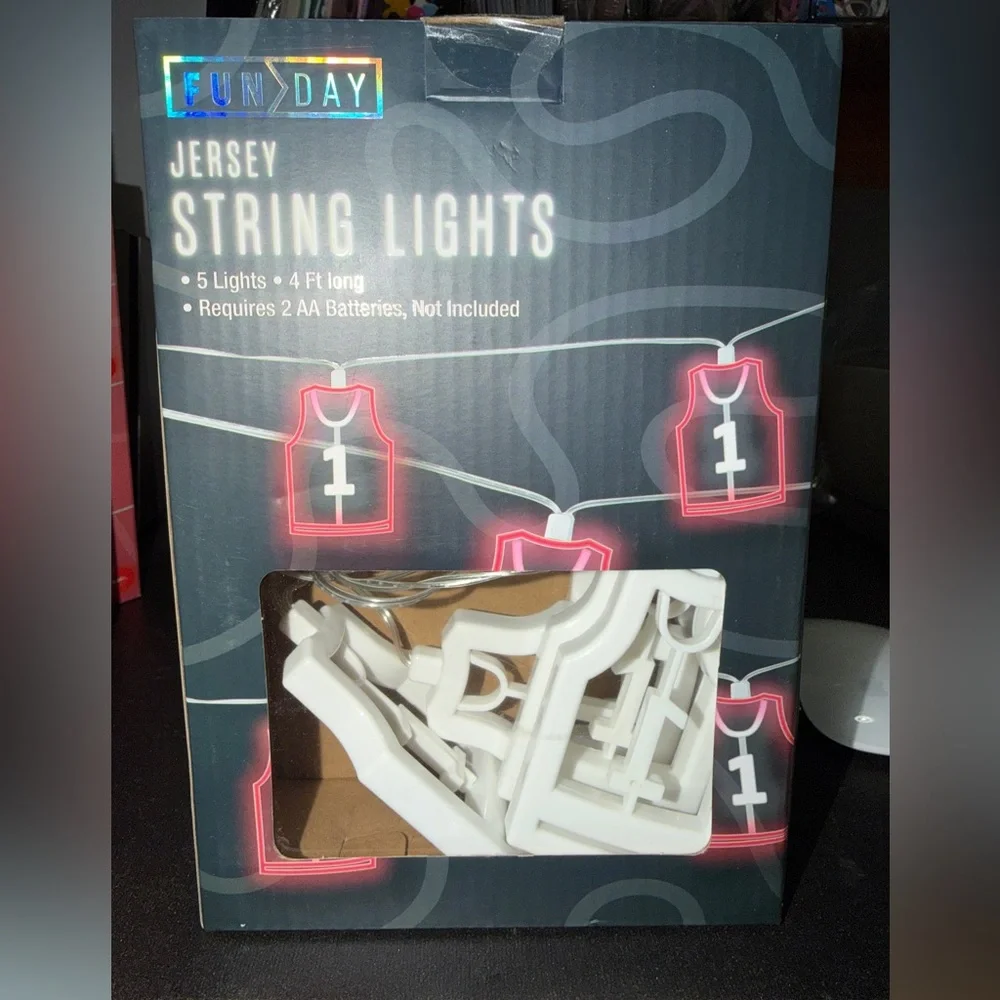 Fun Day Jersey String Lights- 2 pack retails $19.99 each